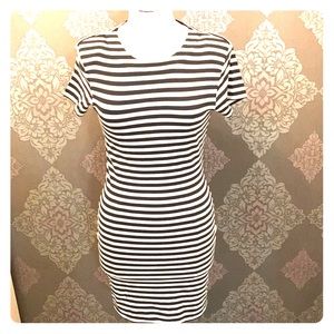 French connection stripped dress